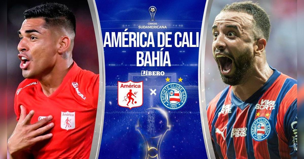 América de Cali vs Bahía EN VIVO por Copa Sudamericana: a qué hora juega, dónde ver y apuestas