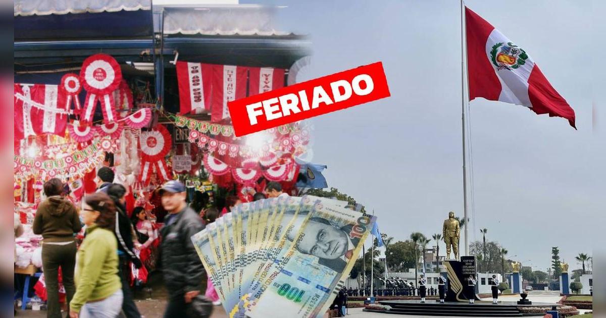 Si trabajas el 23, 28 y 29 de julio, este es el pago extraordinario que deberás recibir según la ley peruana