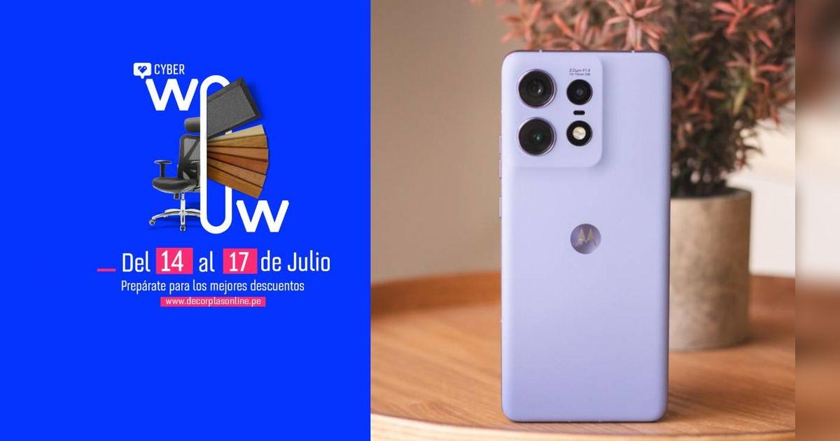 512GB de pura potencia Motorola al mejor precio por el Cyber Wow: carga de 125W, procesador Snapdragon y pantalla 144Hz