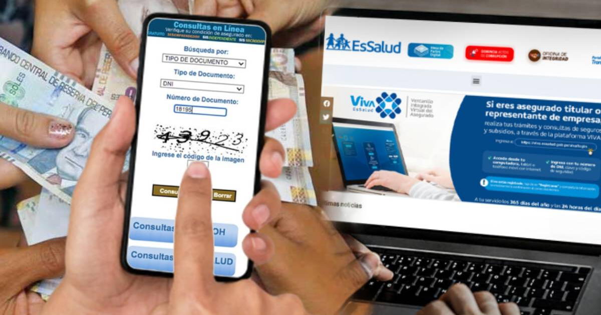 Así puedes conocer si estás asegurado en EsSalud o SIS solo con tu DNI y cobrar los pagos activos