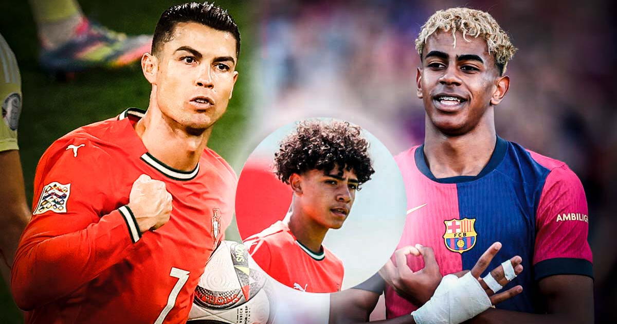 Cristiano Ronaldo Jr sorprende con comparación entre su padre y Lamine Yamal: 
