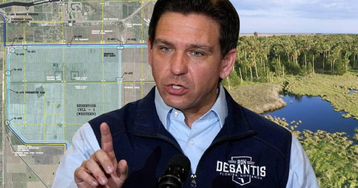 Buenas noticias: Ron DeSantis inauguró el proyecto Embalse Caloosahatchee para restaurar los Everglades en Florida