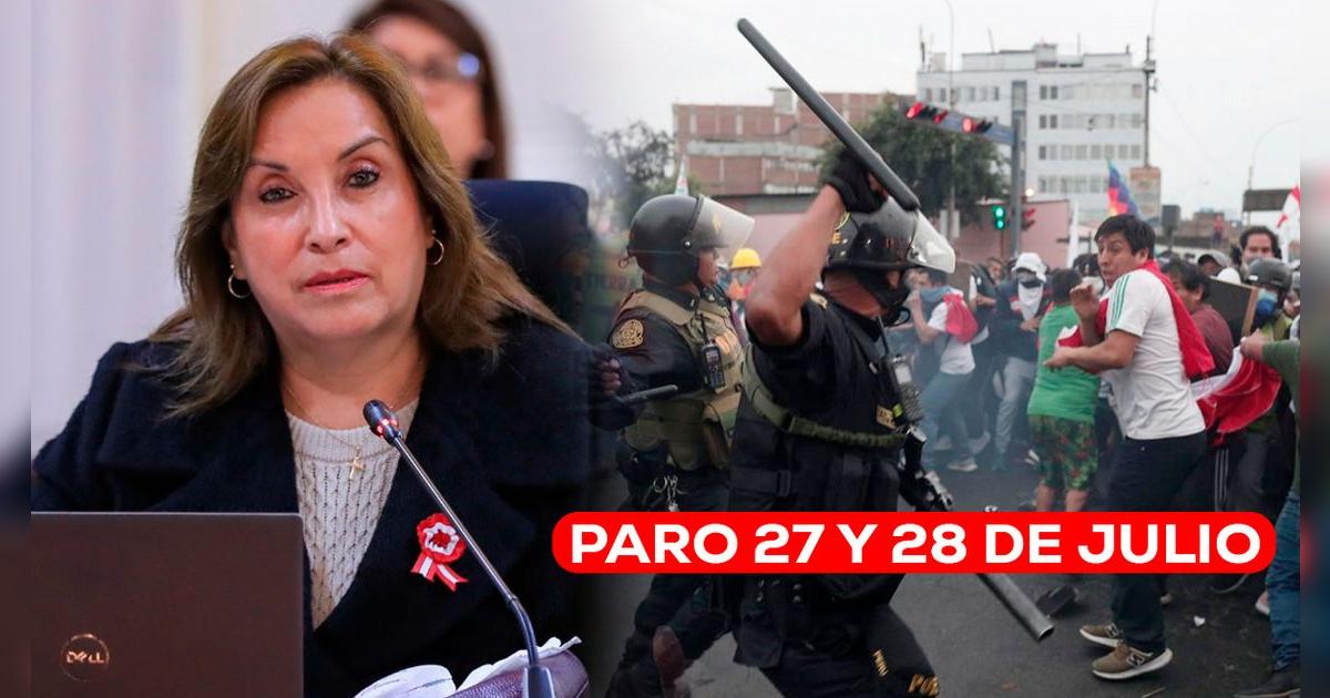 Se confirma paro nacional este 27 y 28 de julio por Fiestas Patrias: 