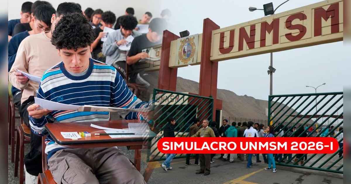 Simulacro San Marcos 2026-I: fechas, precios y cómo inscribirse a la evaluación presencial