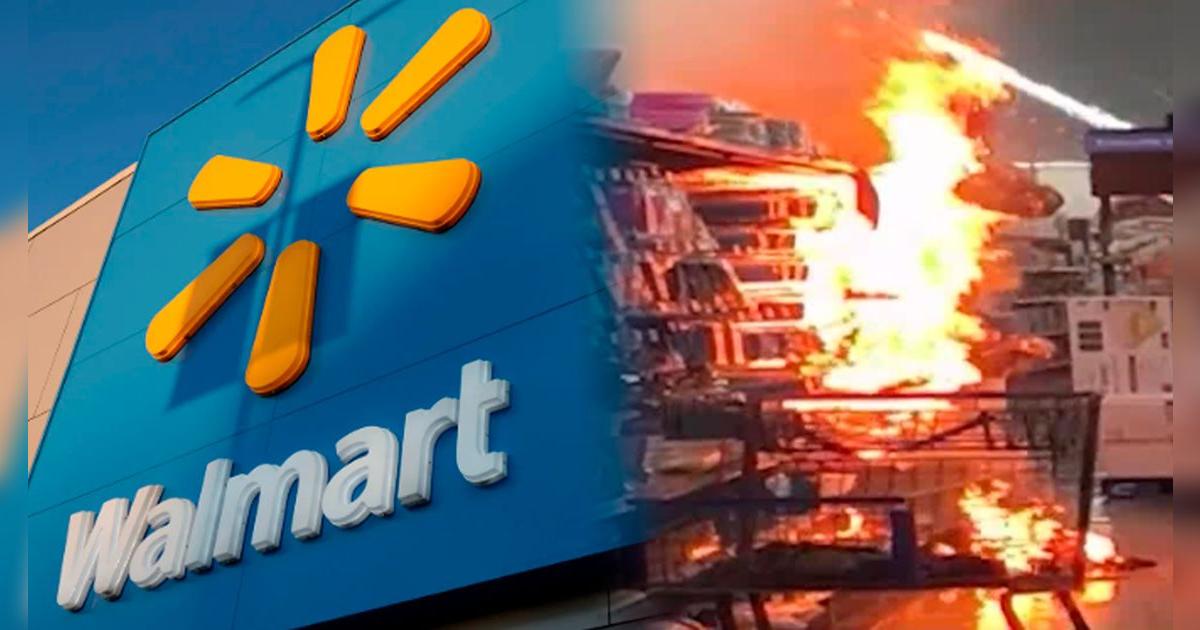 Reportan el CIERRE definitivo de Walmart de este estado tras INCENDIO iniciado por un niño