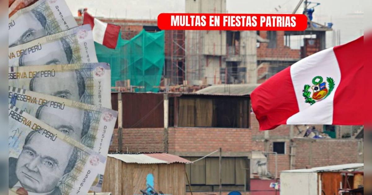 Multas por no izar la bandera en Fiestas Patrias 2025: montos y en qué distritos es obligatorio