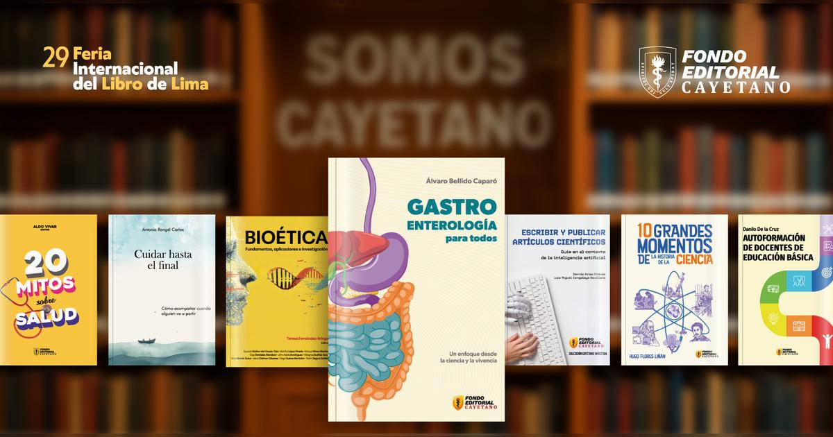 FIL Lima 2025: talleres gratuitos, libros a mitad de precio y más del Fondo Editorial Cayetano