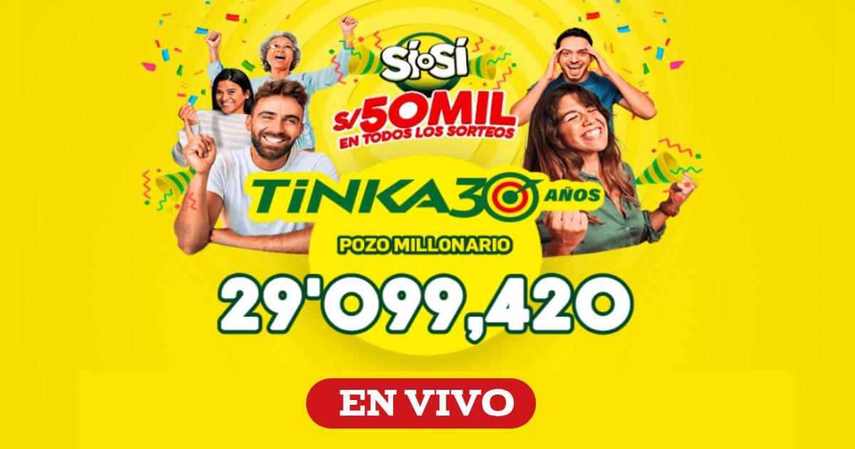 Resultados La Tinka HOY, domingo 20 de julio: número ganador del Pozo Millonario de más de 29 millones soles