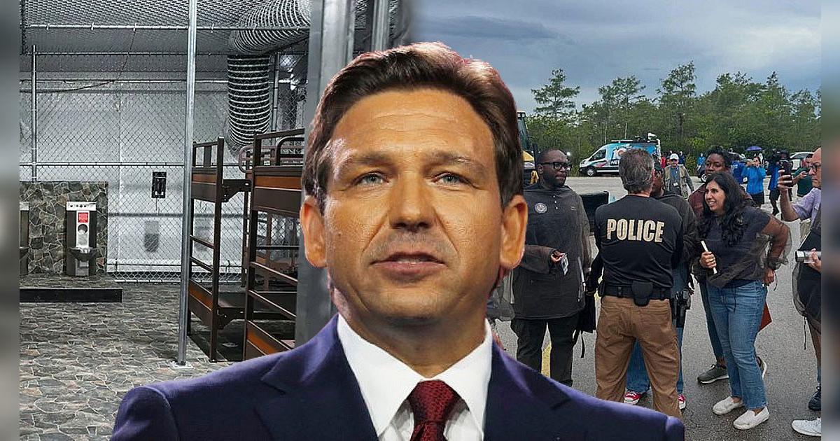 Tensión entre demócratas y Ron DeSantis: senadores demandan al gobernador de Florida por bloquear el acceso a Alligator Alcatraz