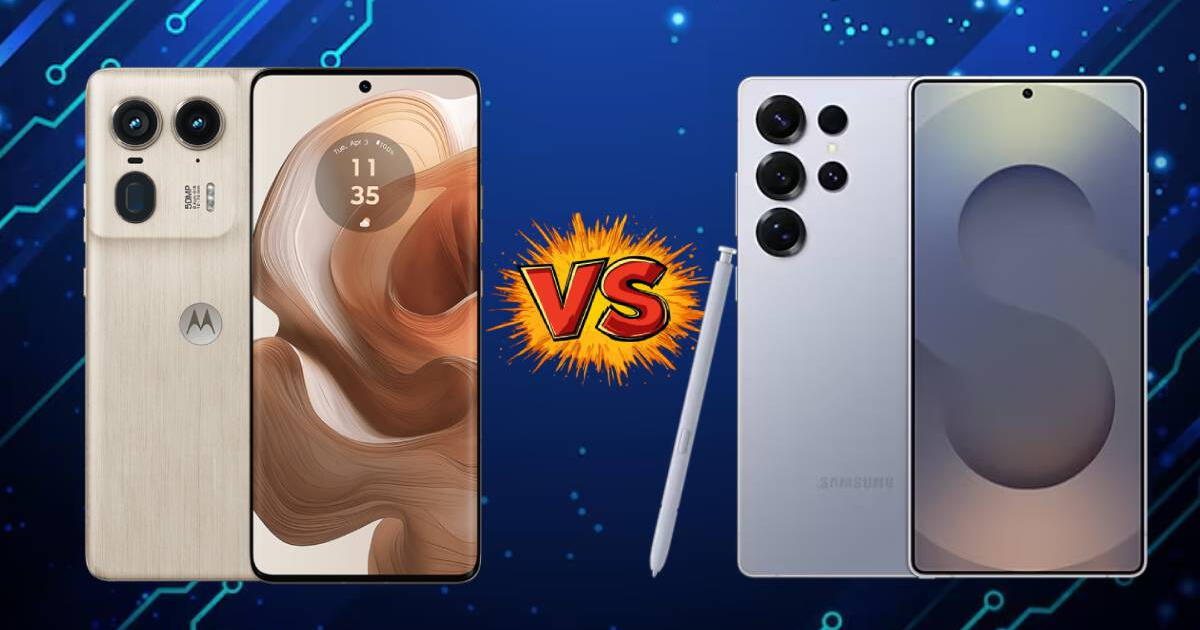 Motorola Edge 50 Ultra vs. Samsung Galaxy S25 Ultra: cuál de estos dos teléfonos de gama premium tiene mejor calidad y bajo precio