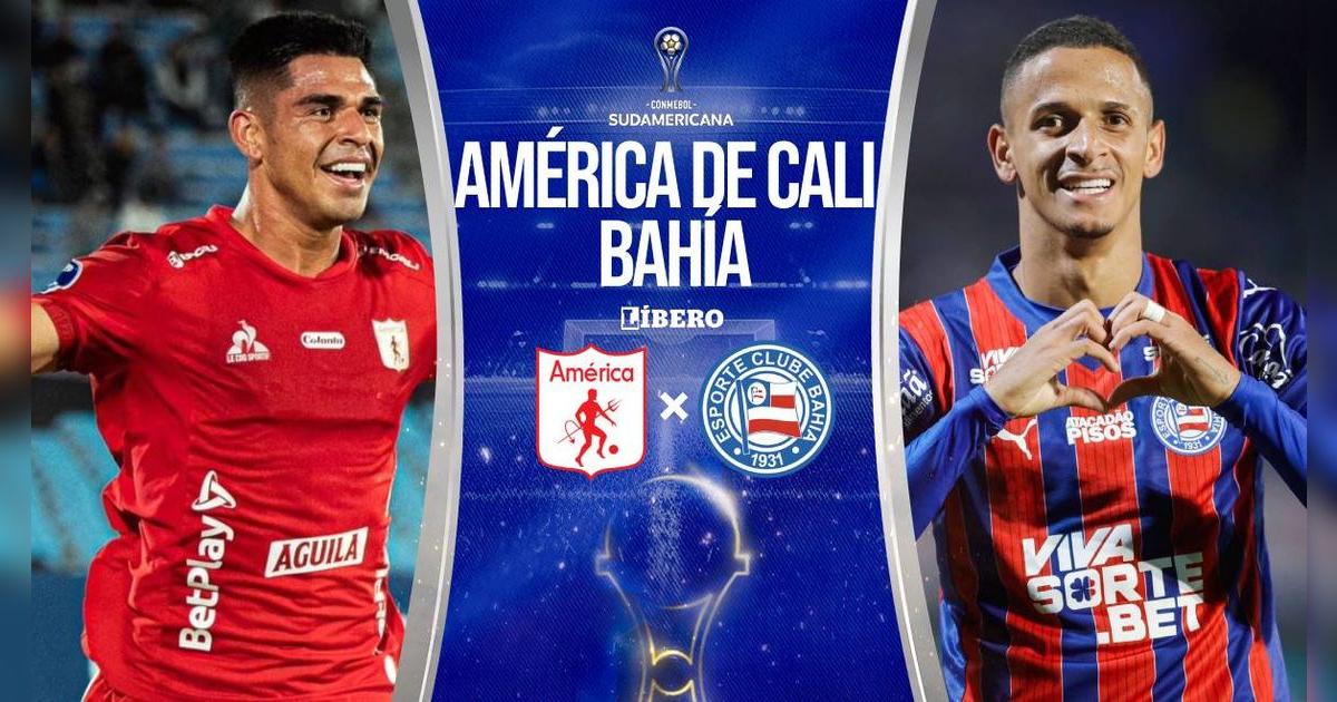 América de Cali vs Bahía EN VIVO por Copa Sudamericana: horario, pronóstico y dónde ver