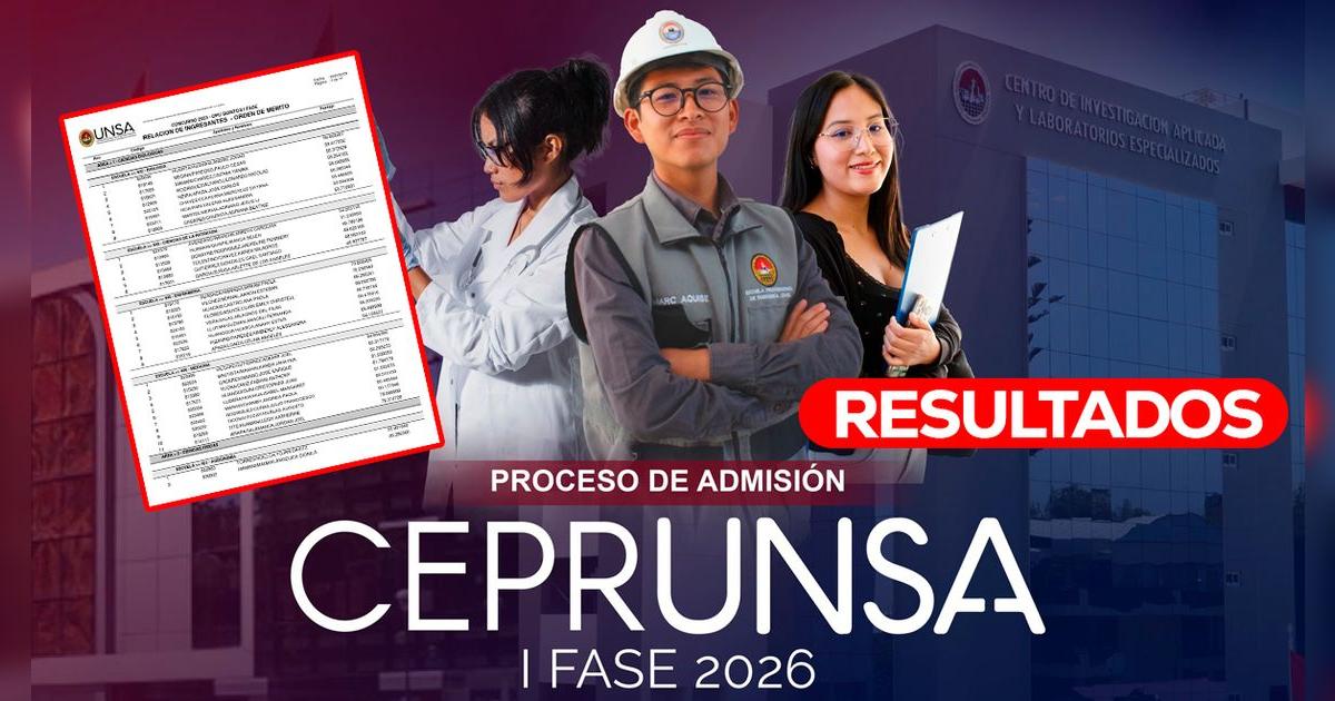 Resultados CEPRE UNSA: Consulta AQUÍ tu puntaje y si accediste a una vacante