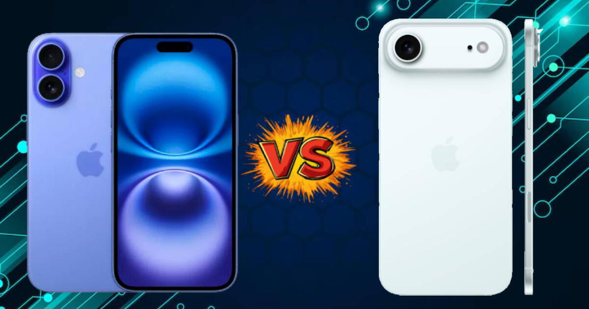 Apple iPhone 16 Plus vs Apple iPhone 17 Air: ¿cuál de estos potentes teléfonos de Apple conviene comprar en 2025?