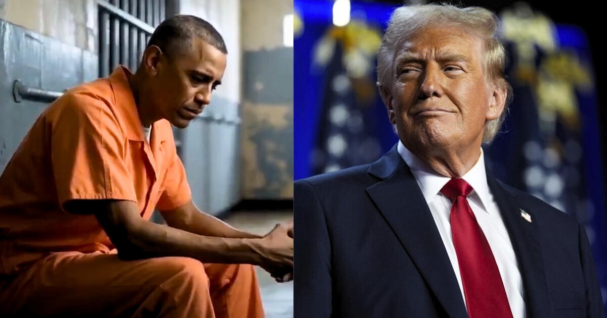¿Obama arrestado? Donald Trump realiza peculiar publicación con Inteligencia Artificial del expresidente tras las rejas