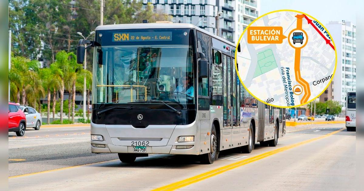 Metropolitano anuncia desvío en Lima Sur: desde este 21 de julio se usará la vía para vehículos particulares