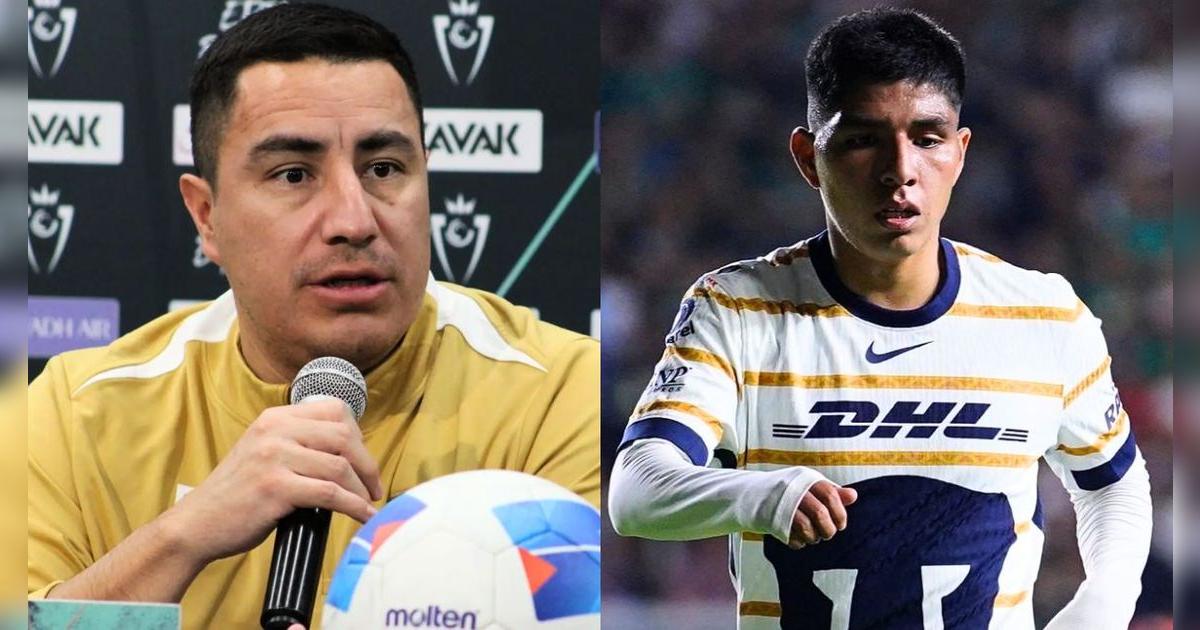 DT de Pumas dio tajante mensaje sobre Piero Quispe tras perder en la Liga MX: 