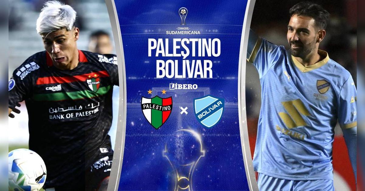 Bolívar vs Palestino EN VIVO por Copa Sudamericana: cuándo jugando y donde ver partido de vuelta