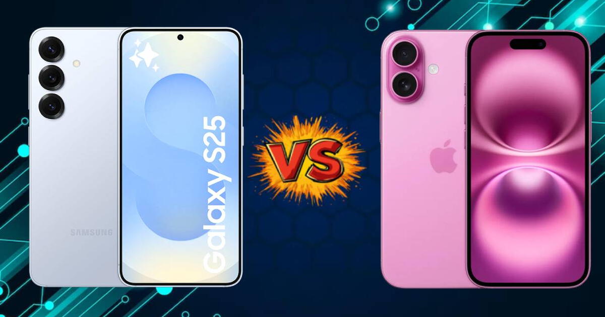 Samsung Galaxy S25 vs Apple iPhone 16: ¿cuál de estos dos teléfonos de gama alta es mejor y me conviene comprar?