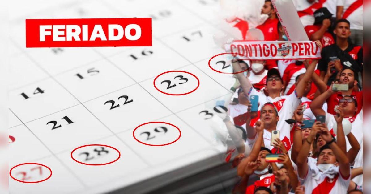 ¿Habrá feriado largo del 23 al 29 de julio? Consulta qué se sabe sobre los días de descanso en Perú