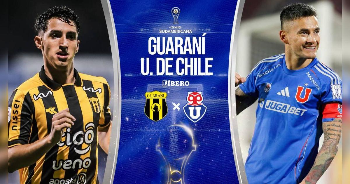Guaraní vs U de Chile EN VIVO por Copa Sudamericana: horario, pronóstico y dónde ver