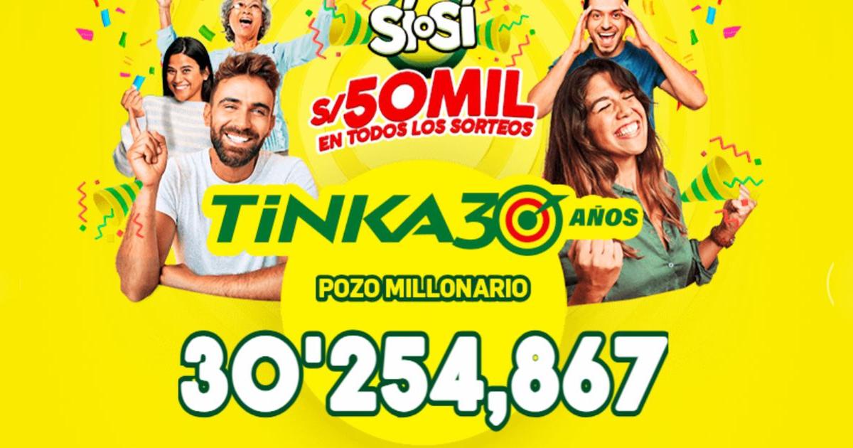 La Tinka, miércoles 23 de julio: pozo millonario, resultados y dónde ver