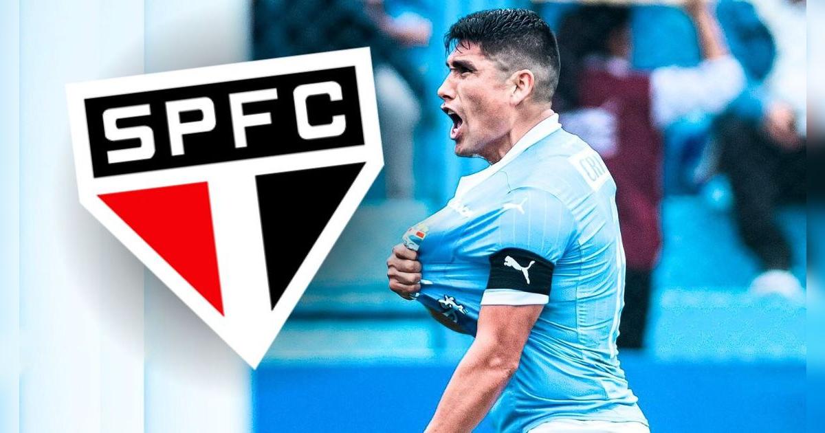 Ex Sao Paulo sería flamante jugador de Sporting Cristal para el Torneo Clausura 2025