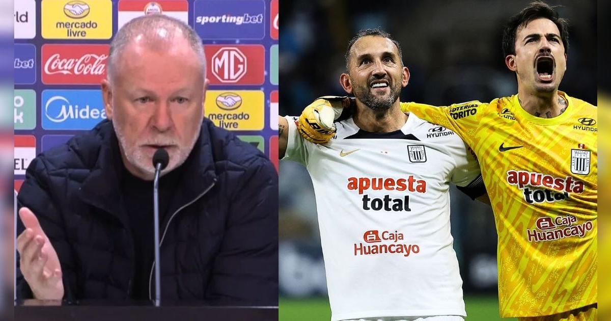 DT de Gremio dejó fuerte crítica tras quedar eliminado por Alianza Lima de la Sudamericana