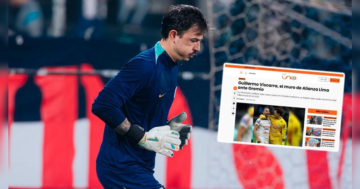 Prensa boliviana dio firme calificativo a Viscarra tras hazaña de Alianza Lima: 