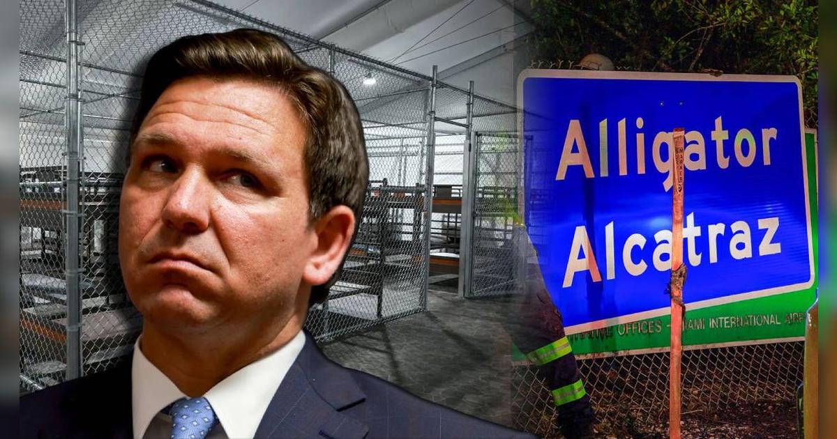 Confirmado | Ron DeSantis anuncia que inmigrantes comenzaron a salir de 'Alligator Alcatraz' en aviones