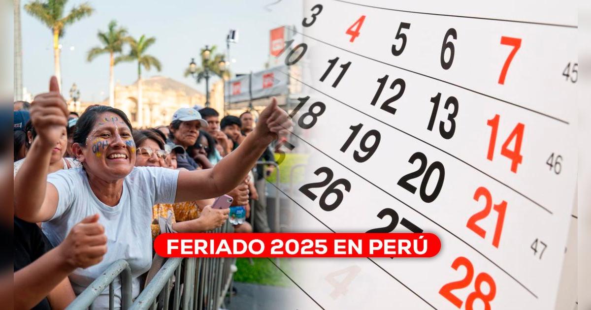 Este será el próximo feriado 2025 tras el 28 y 29 de julio: llega en solo una semana tras Fiestas Patrias