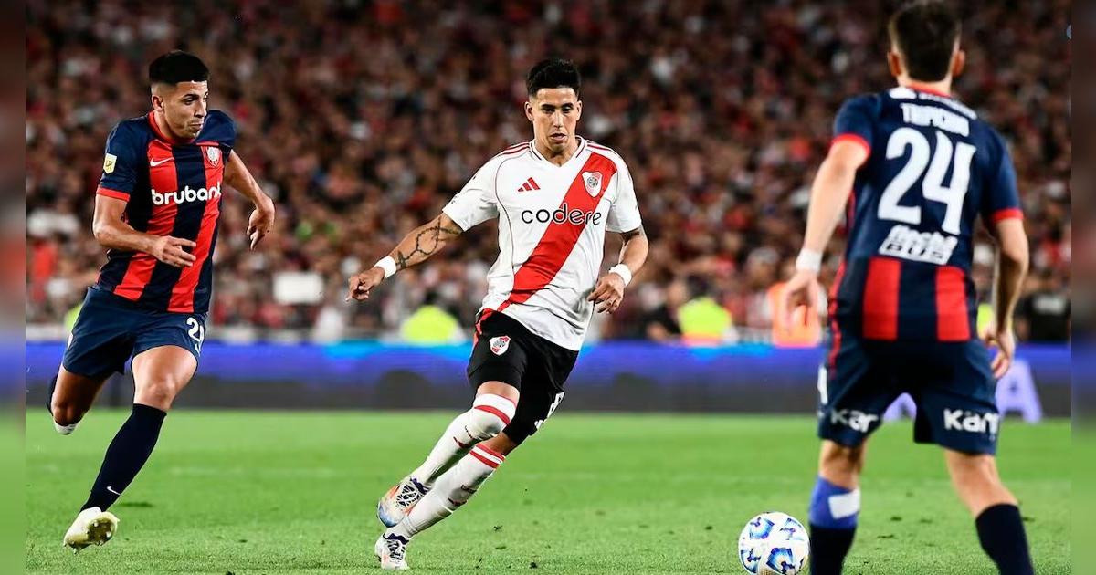 ¿A qué hora juega River Plate vs. San Lorenzo y qué canal transmite el partido?
