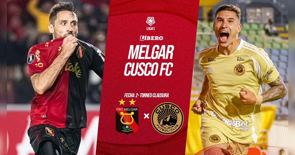 Melgar vs Cusco FC EN VIVO: hora y dónde ver partido por el Torneo Clausura