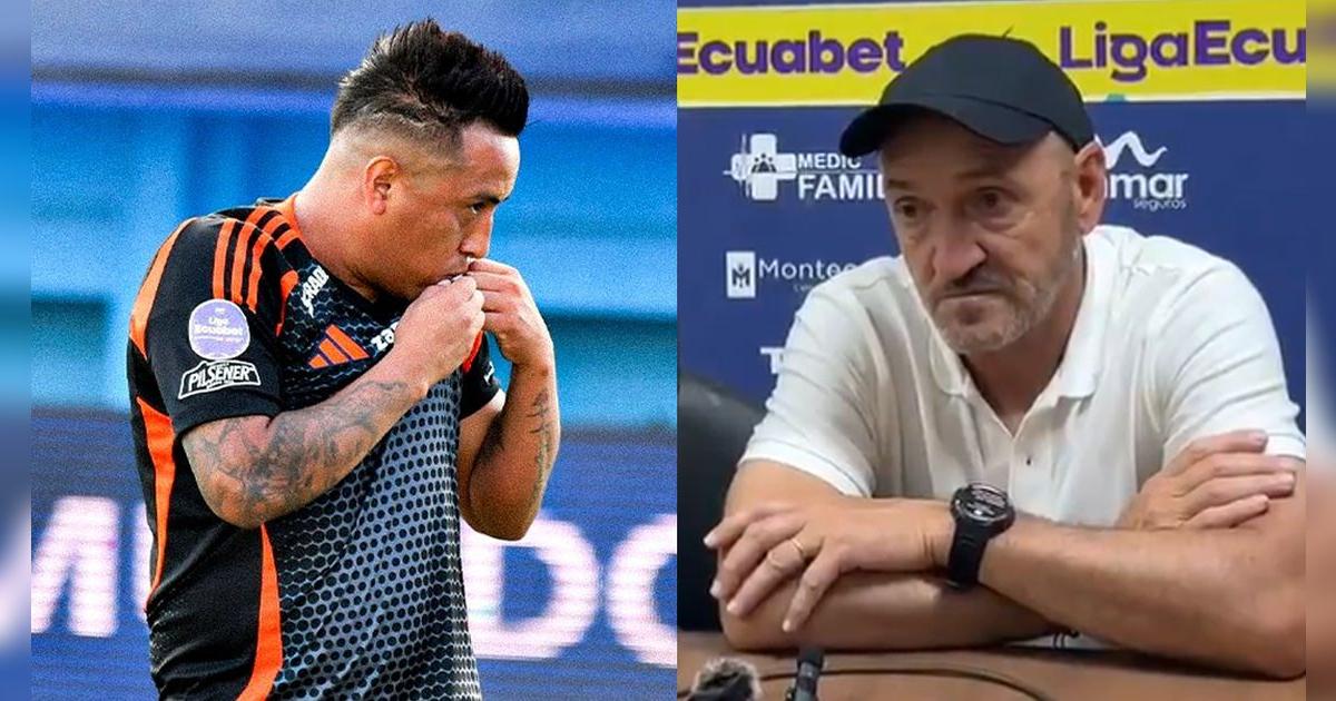 DT de Emelec no quedó contento con triunfo y revela por qué sacó a Christian Cueva: 