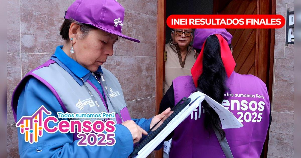 INEI convocatoria 2025 resultados finales: LINK para revisar si saliste seleccionado como censista