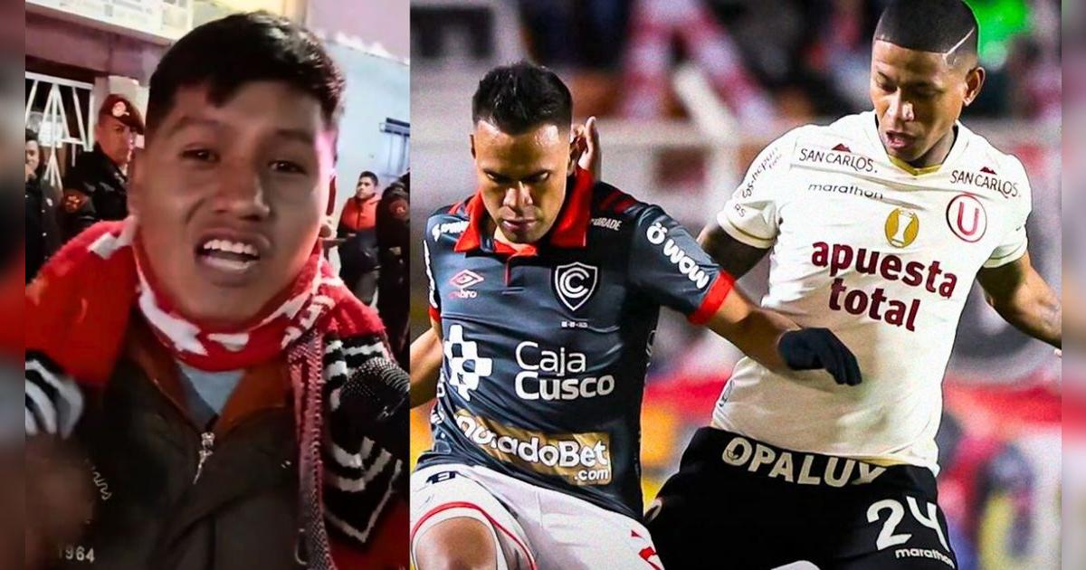 Hincha de Cienciano no se guardó nada y dejó firme calificativo a Universitario: 