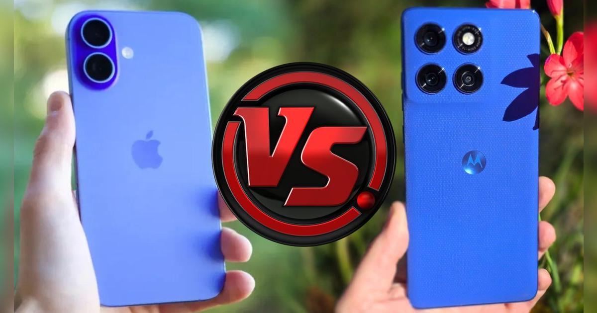 IPhone 16 vs. Motorola Edge 60 Pro | Cuál tiene mejor procesador, pantalla y cámara en 2025
