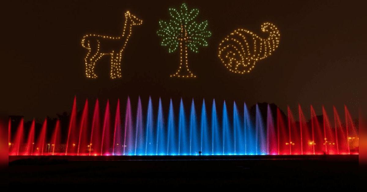 Un show de drones se realizará por primera vez en el Circuito Mágico del Agua: conoce cuándo será