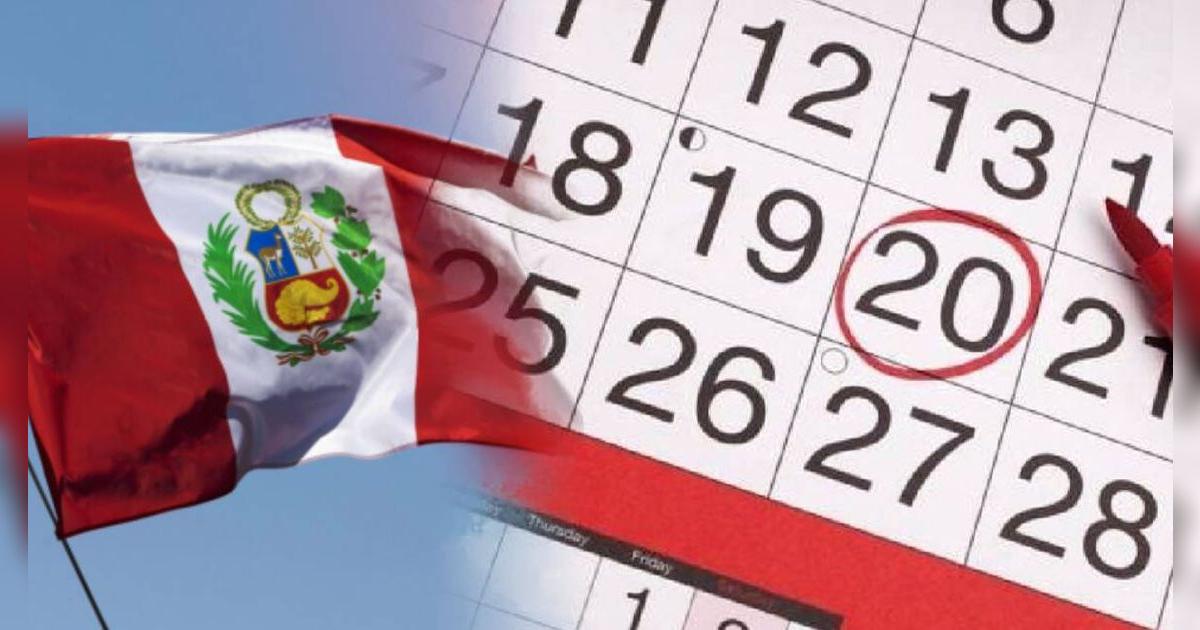 ¿Cuándo será el próximo feriado después del feriado largo de Fiestas Patrias 2025 en el Perú?