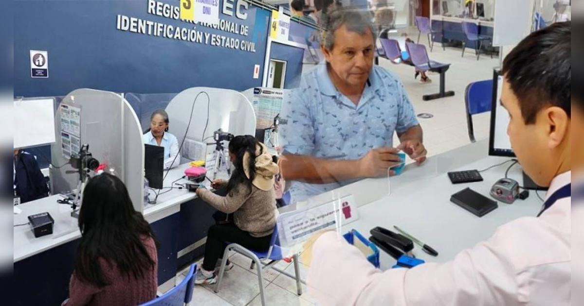 Si quieres recoger o tramitar tu DNI, aprovecha el horario extendido de Reniec hasta el 31 de julio