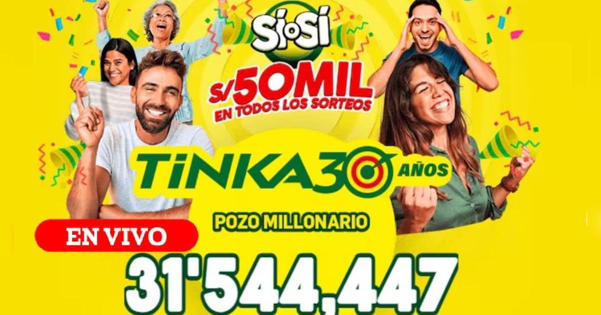 Resultados de La Tinka del miércoles 30 de julio: números ganadores y pozo millonario