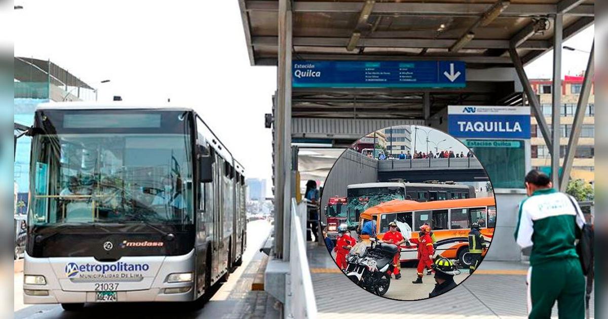 Desvío del Metropolitano por accidente en avenida Alfonso Ugarte | Estas son las estaciones cerradas