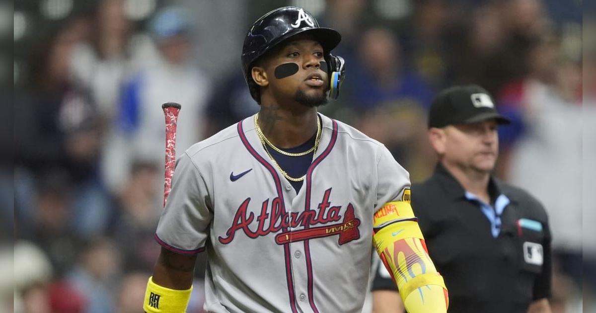 Ronald Acuña Jr. sufre una lesión en la pantorrilla | ¿Cuántos juegos se perderá el venezolano con los Bravos?