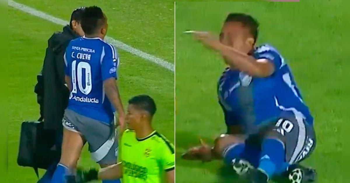 Christian Cueva se lesionó en partido de Emelec, pero siguió jugando para no perjudicar a su club