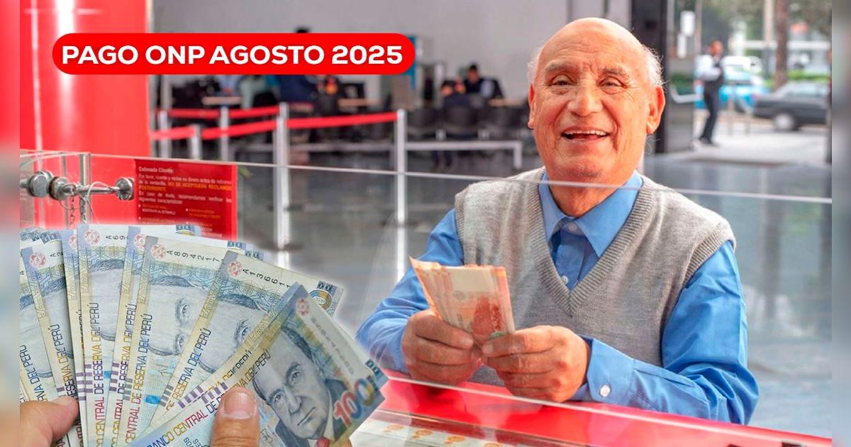 ONP cronograma de pagos 19990 para agosto 2025: fechas confirmadas para cobrar la pensión en el Banco de la Nación