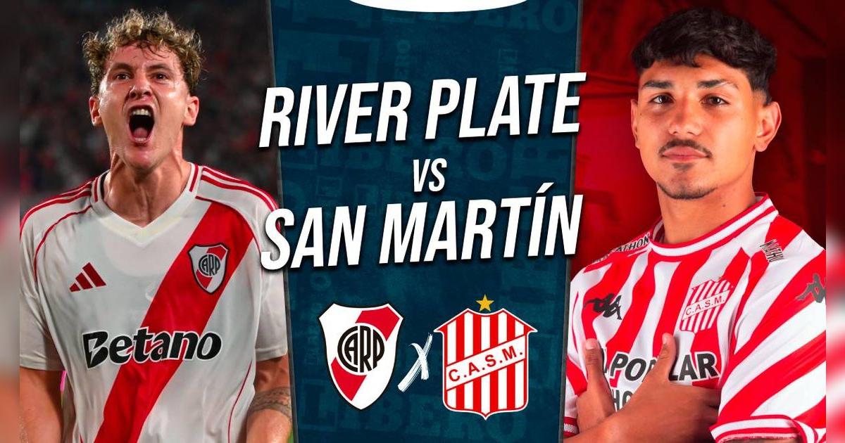 River Plate vs San Martín EN VIVO vía TyC Sports: horario, pronóstico y dónde ver la Copa Argentina