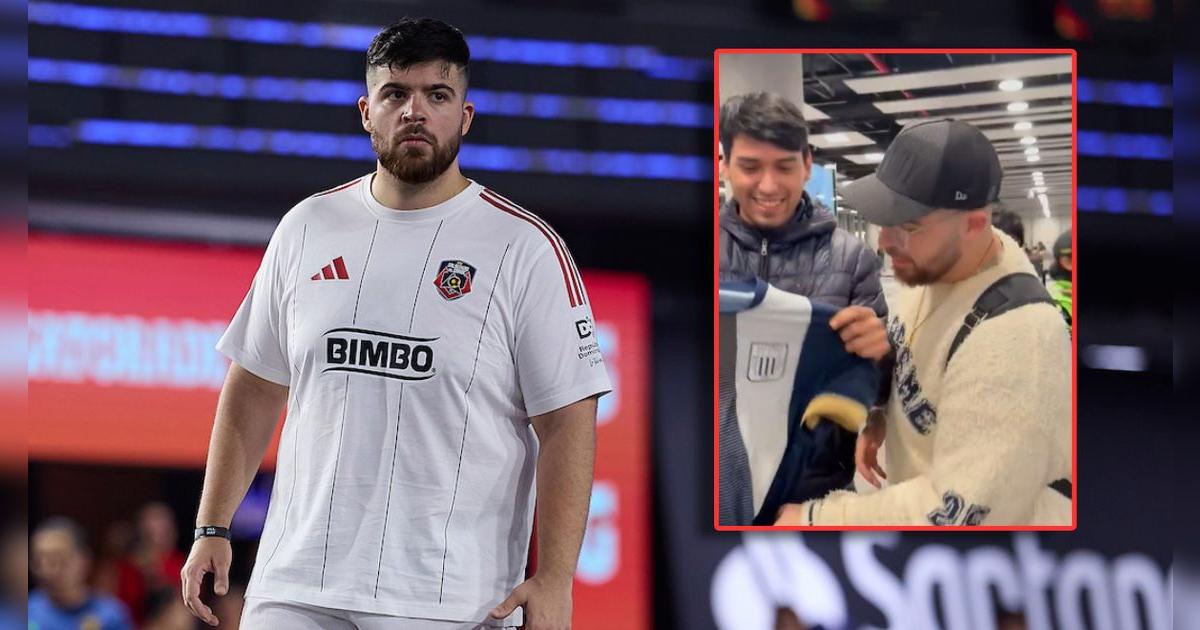 La Cobra llega a Perú y se niega a tomarse foto con camiseta de Alianza Lima: 