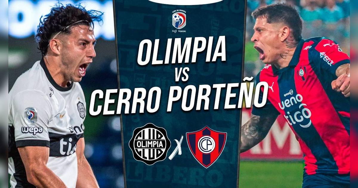 Olimpia vs Cerro Porteño EN VIVO vía Tigo Sports: horario, pronóstico y dónde ver la Liga Paraguaya