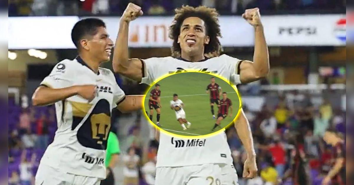 Piero Quispe y la magnífica asistencia para el segundo gol de Pumas 
