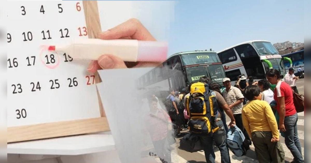 ¿Se confirmaron días no laborables por el feriado del 6 de agosto en Perú? Esto es lo último que se sabe