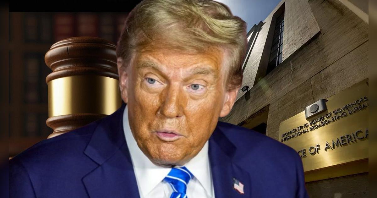 Trump en problemas: juez federal lo acusa por no restaurar medio de comunicado nacido en la Segunda Guerra Mundial